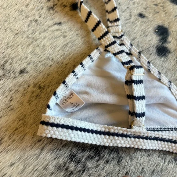 LOVERS + FRIENDS Seeing‎ Stripes Bikini Set Stripe Size M & L - Picture 6 of 8